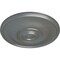 Ekena Millwork Jefferson Ceiling Medallion (Fits Canopies up to 2 7/8"), Hand-Painted Platinum, 11 3/4"OD x 3/8"P CM12JEPLS - alternate 2